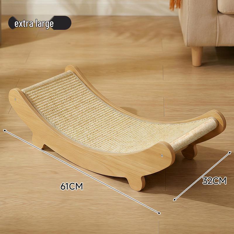 Sisal Cat Scratching Board - Durable, Shed-Free, Sofa-Safe Cat Lounger & Claw Toy