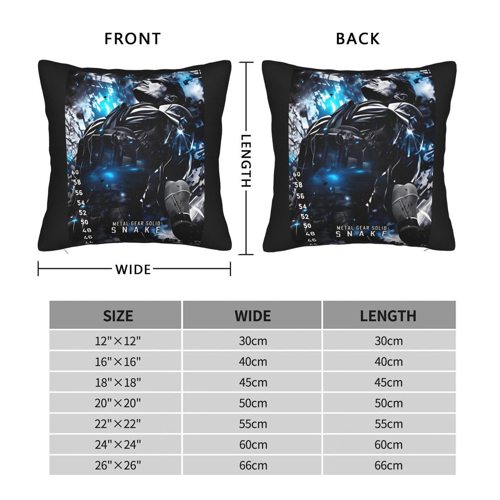Fanart Mgs Gaming Pillowcases Fashion Pillow Case For Wedding Party Home Decor Soft Pillow Cover