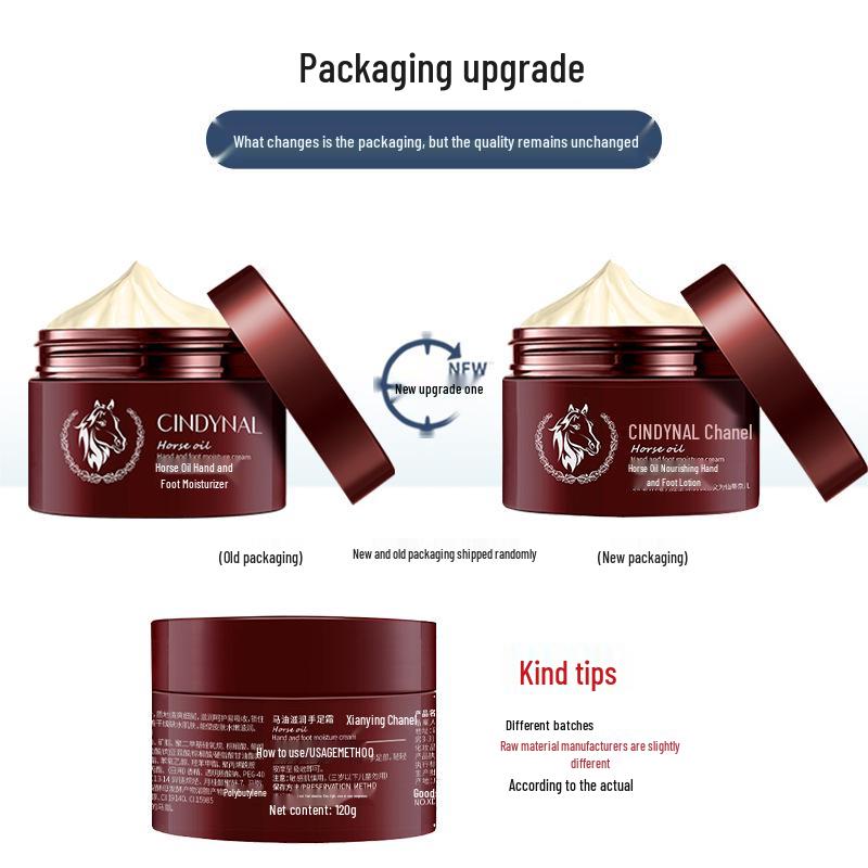 

Cindy Nair Лошадиное масло Бальзам для пяток и рук - Увлажняющий крем для рук и ног (Осень зима)