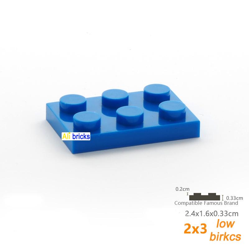 20ks DIY Stavebnice Tehly 2X3 Vzdelávacie Skladanie Konštrukcia 3021 Tenké Figúrkové Tehly Pre Deti Kompatibilná Značka