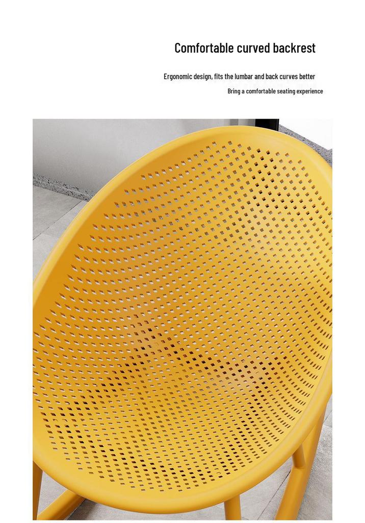 Nordic Eggshell Plastic Recliner: Versatile Indoor/Outdoor Rocking Chair for Living Room or Balcony.