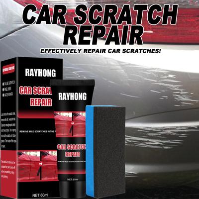 Strumento per la cura della vernice antigraffio per auto Rimozione Scratc Rimozione automatica del turbinio Riparazione dei graffi Cera lucidante Prodotto automatico Riparazione della vernice per auto 60ml