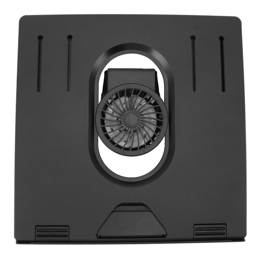 Laptop Cooling Stand 9 Level Adjustable Foldable Desktop Laptop Stand Dual Phone Stand Cooling Fan