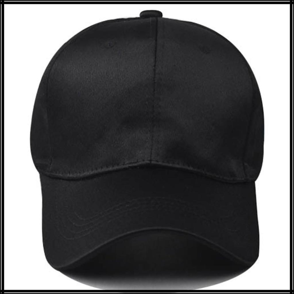 Gorra de Béisbol CZA437 [Colmillo Blanco], Gorra, Gorra, Satén, Brillante, Simple, Clásica, Moderna, Para Hombre, Para Mujer, (Blanco)