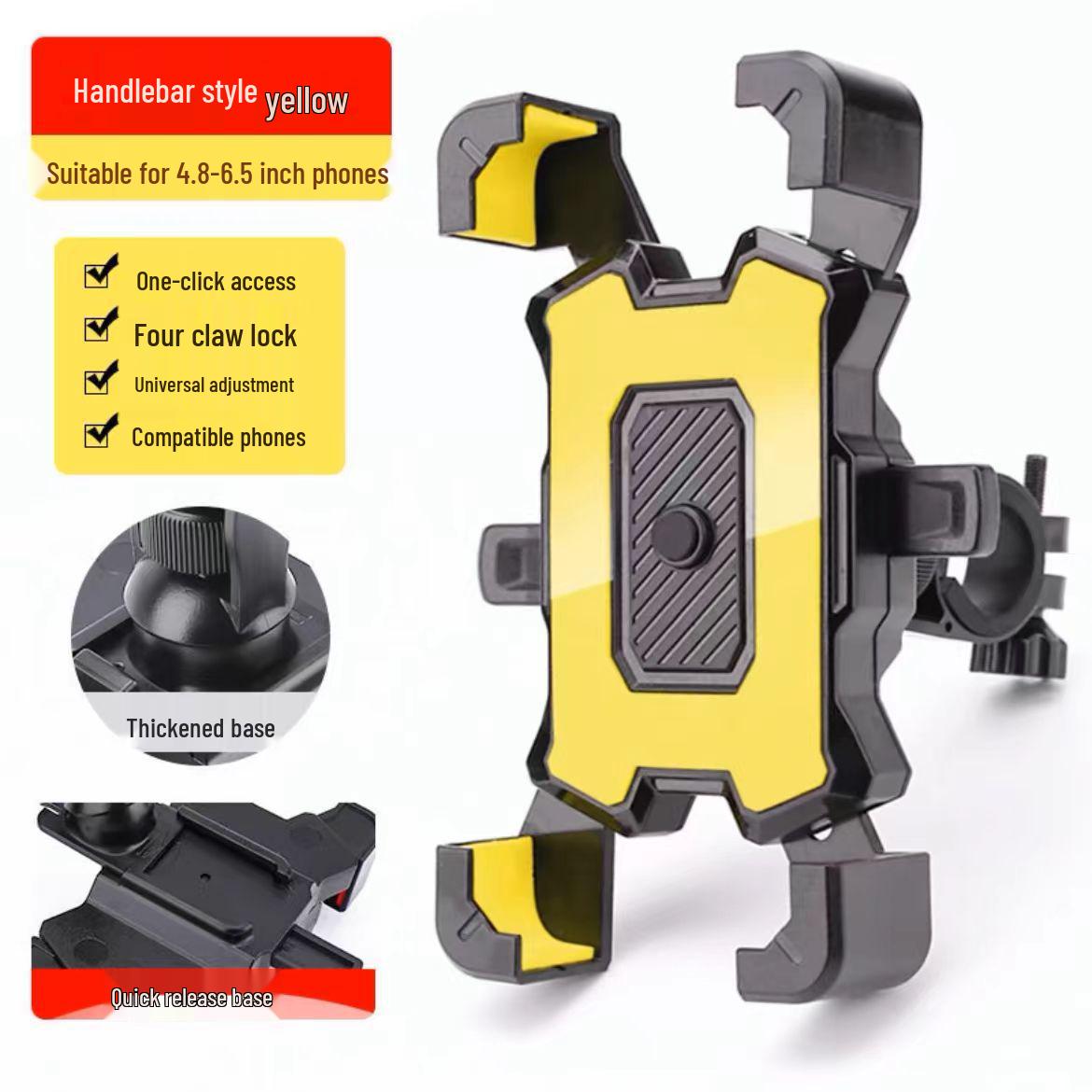 Shockproof Motorcycle & Bike Phone Holder for Navigation