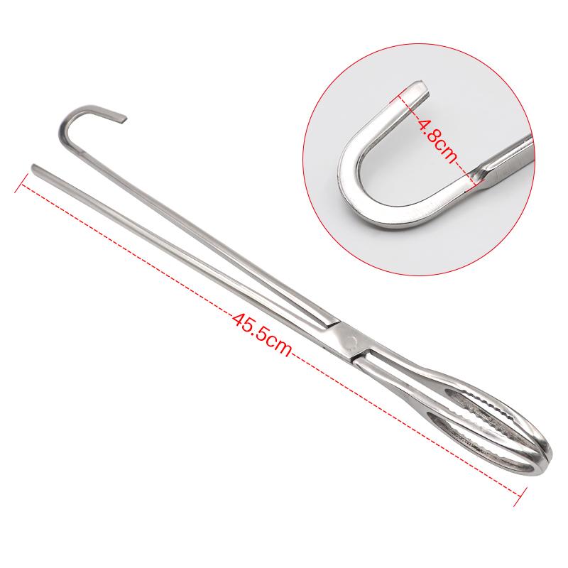 Livestock Pig Goat Cow Veterinary Midwifery Set Stainless Steel Midwifery Rope Forcep Hook Sow Production Auxiliary Tools