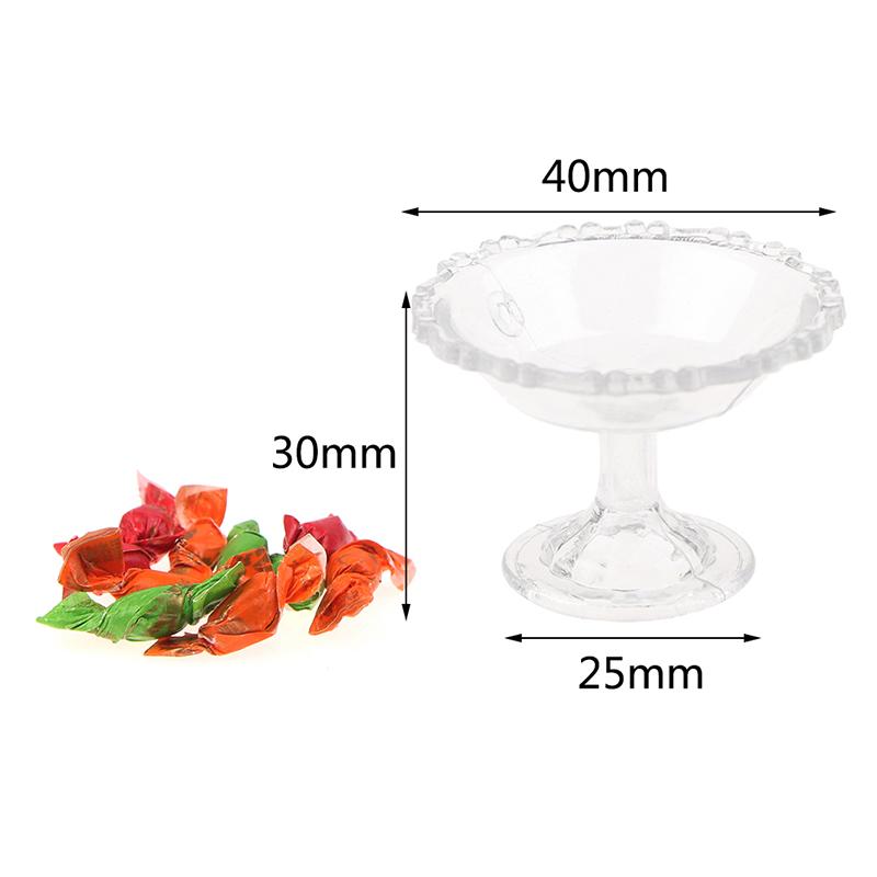 1:12 Miniature Food DIY Craft For Dollhouse Mini Ceramics Dessert Pan Cake Stand Fruit Tray Glass Red Wine Cup Doll Kitchen Toys