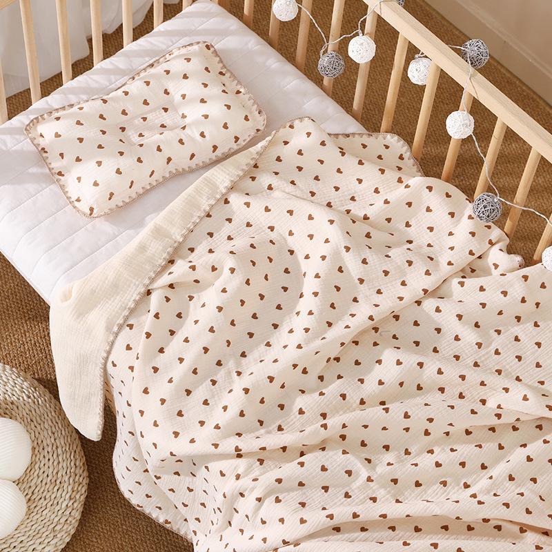 Polštář na podporu hlavy novorozence: Univerzální 4sezónní gázový design