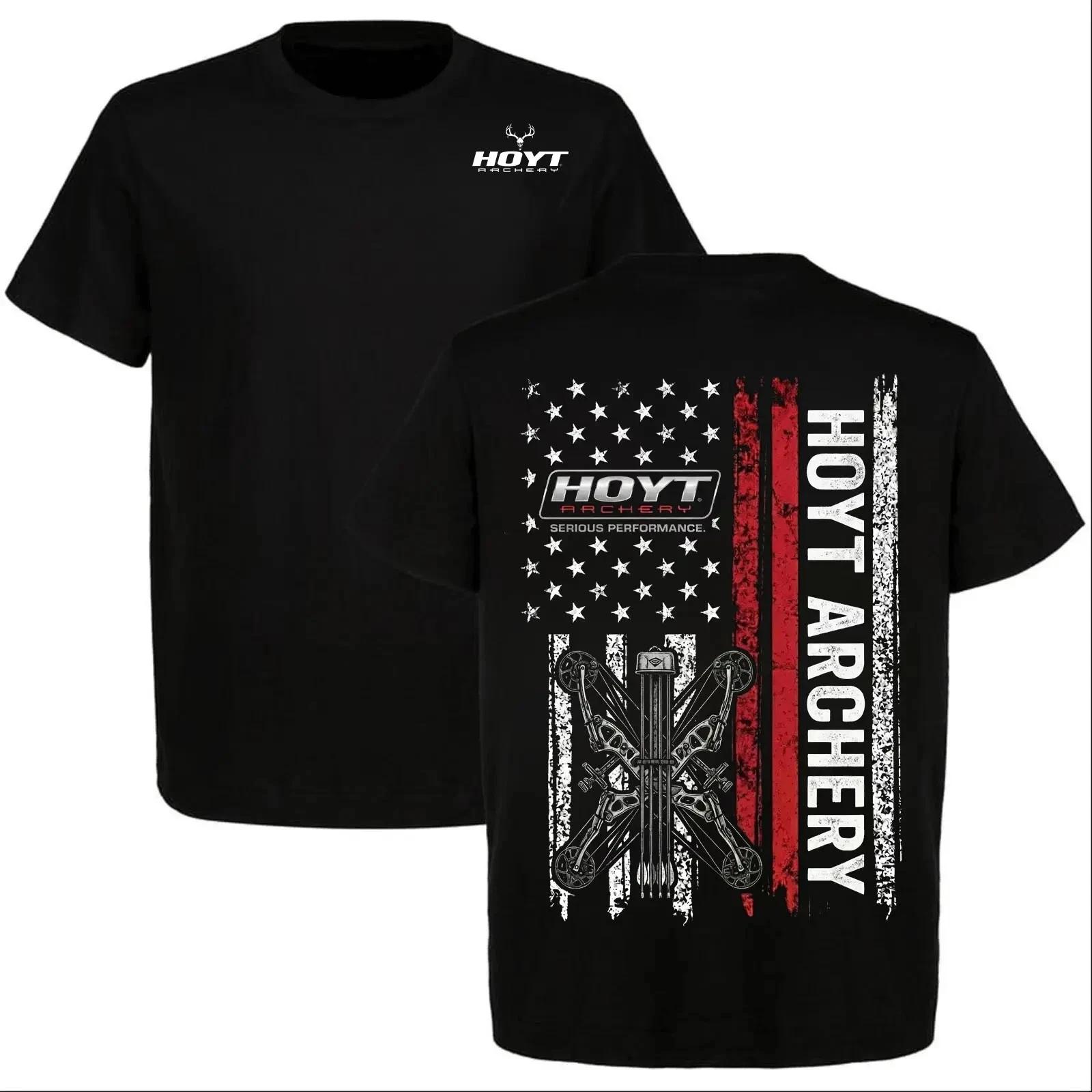 Hoyt Archery Patriotic Bowhunter T-shirt, Patriotic Archery Tee, Great Gift M