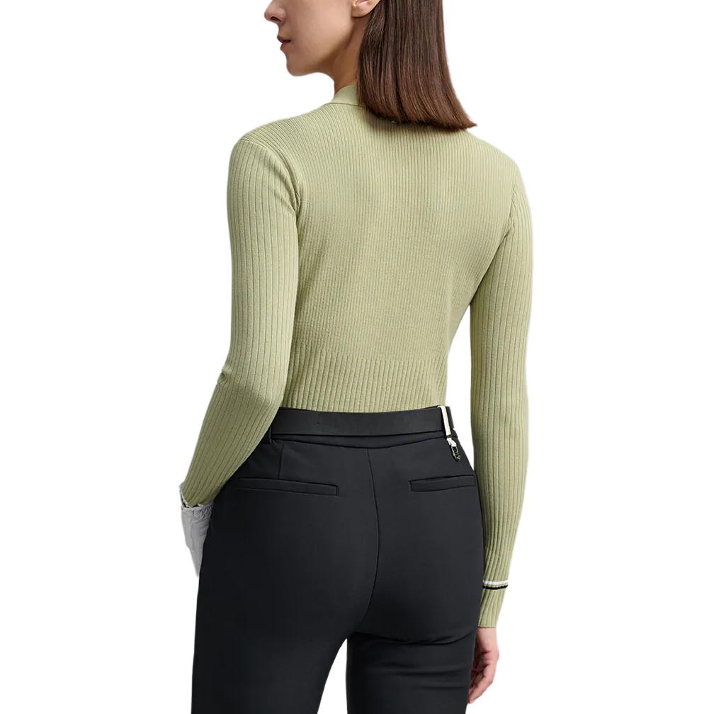 FILA Golf Series Simple Fashion Casual Sports Golf Versatile Comfortable Elegant Slim Fit Knitted Long Sleeve Sweater Women sweater A11W615407FBG