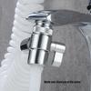 Steel Faucet Diverter Valve Aerator Universal Faucet Connector 1/2 for Shower Hose Garden Hose Portable Washing Machine