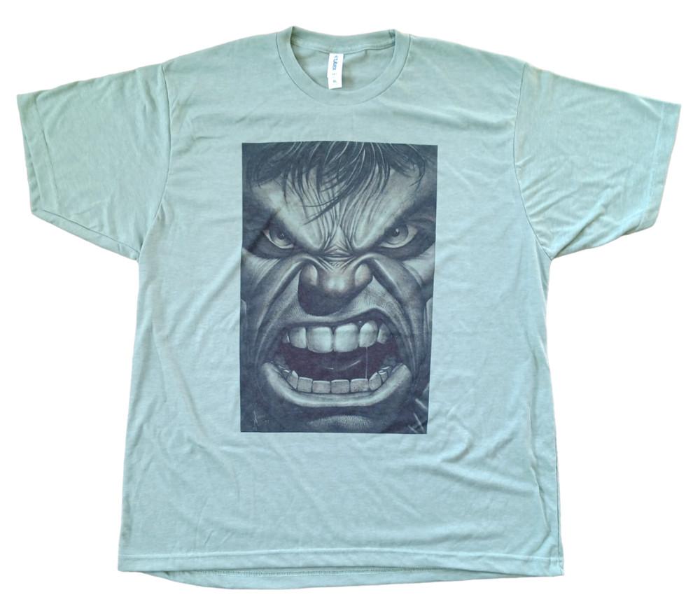 Incredible Hulk TShirt Marvel Avengers Superhero Tee S to 2XL Green Unisex T-Shirt XXL