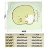 Sumikko Gurashi Penguin Knitted Blanket Flannel  Ultra-Soft Throw Blanket for Airplane Travel Bedspread