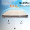 Paradise Umbrella Large UV Protection 3-Fold Sun & Rain Umbrella