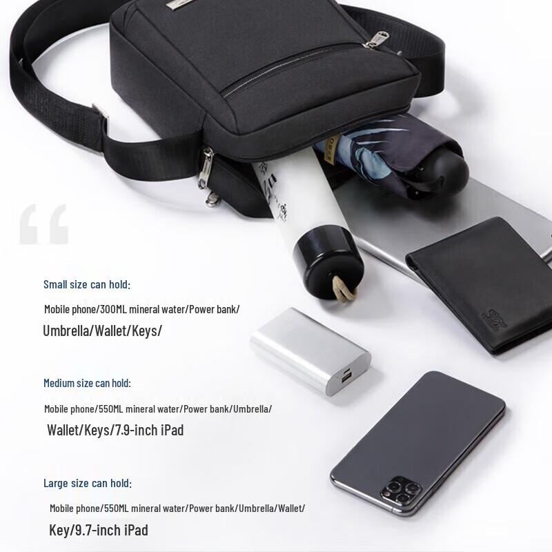 SEPTWOLVES Men s Casual Oxford Crossbody Shoulder Bag