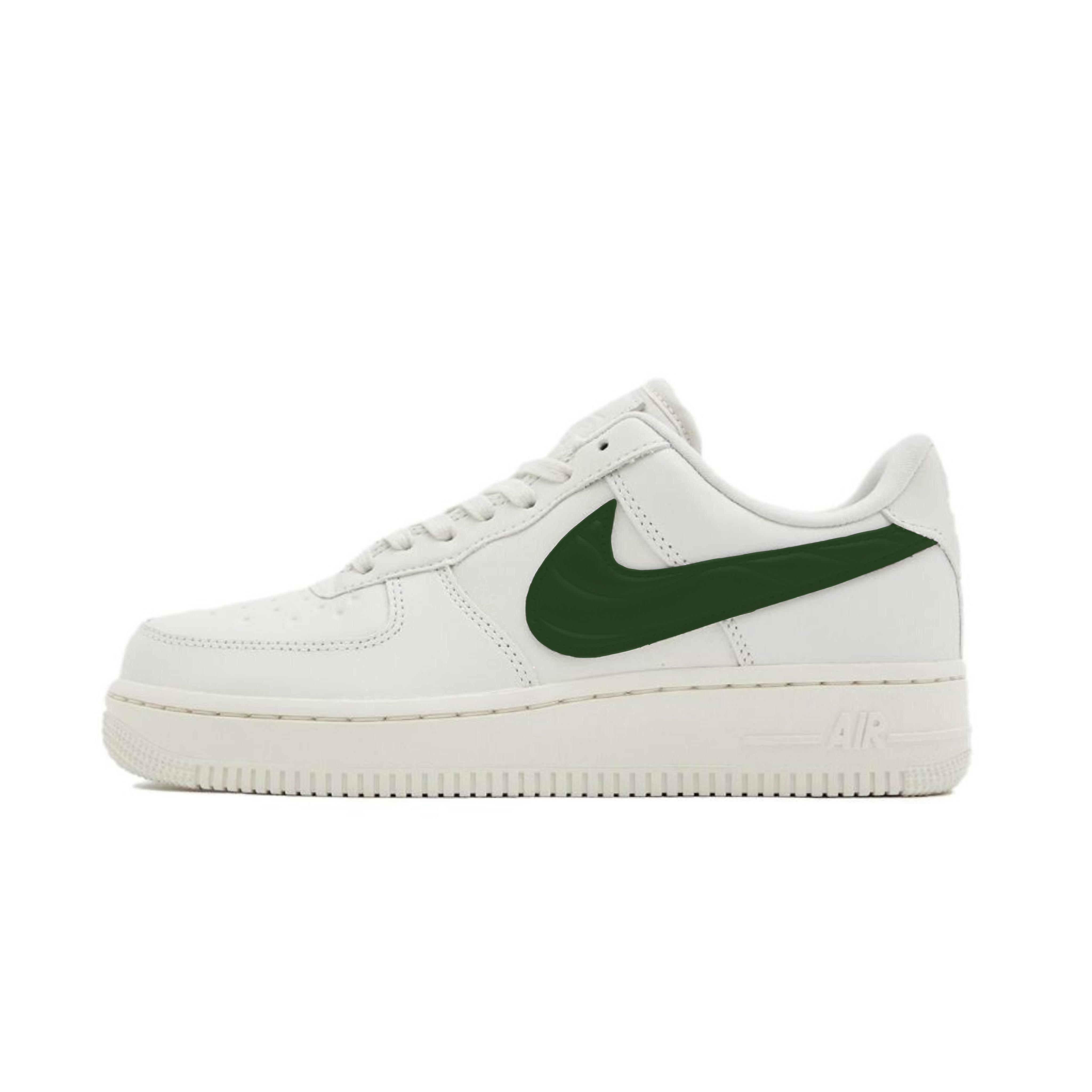 

Nike Air Force 1 Thermal Slip Resistant Low top Skateboard Shoes Women s White Green FV1182-001(Team1180-) 36