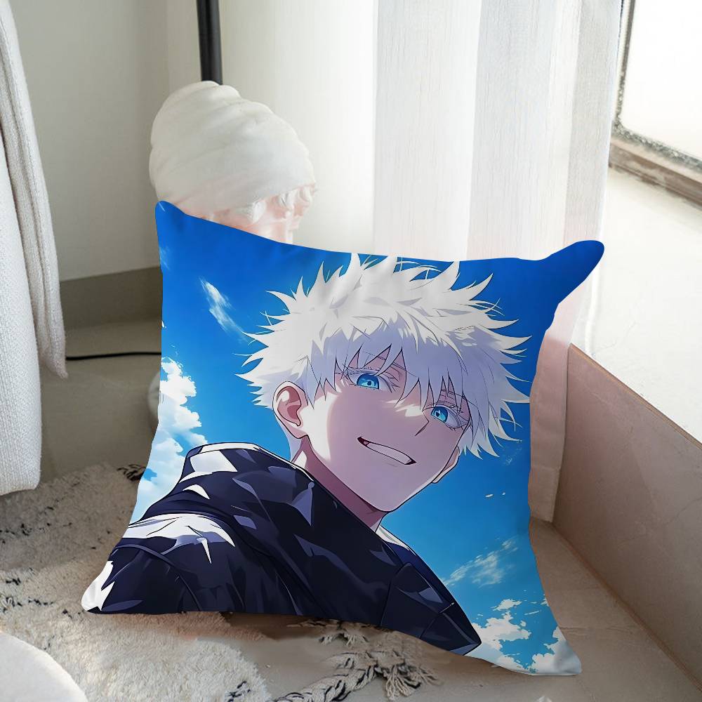 Anime S-Satoru G-Gojo Pillow Cover Sofa Cushion Cover Home Room Decoration Children Gift