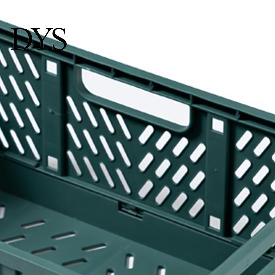 Cassa Cesto Contenitore Pieghevole Grande Capacità Portante Cesti Pieghevoli in Plastica per Cucina