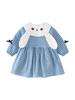 Spring Autumn Baby Girls' Cute Plaid Princess Dress - Pure Cotton Skirt