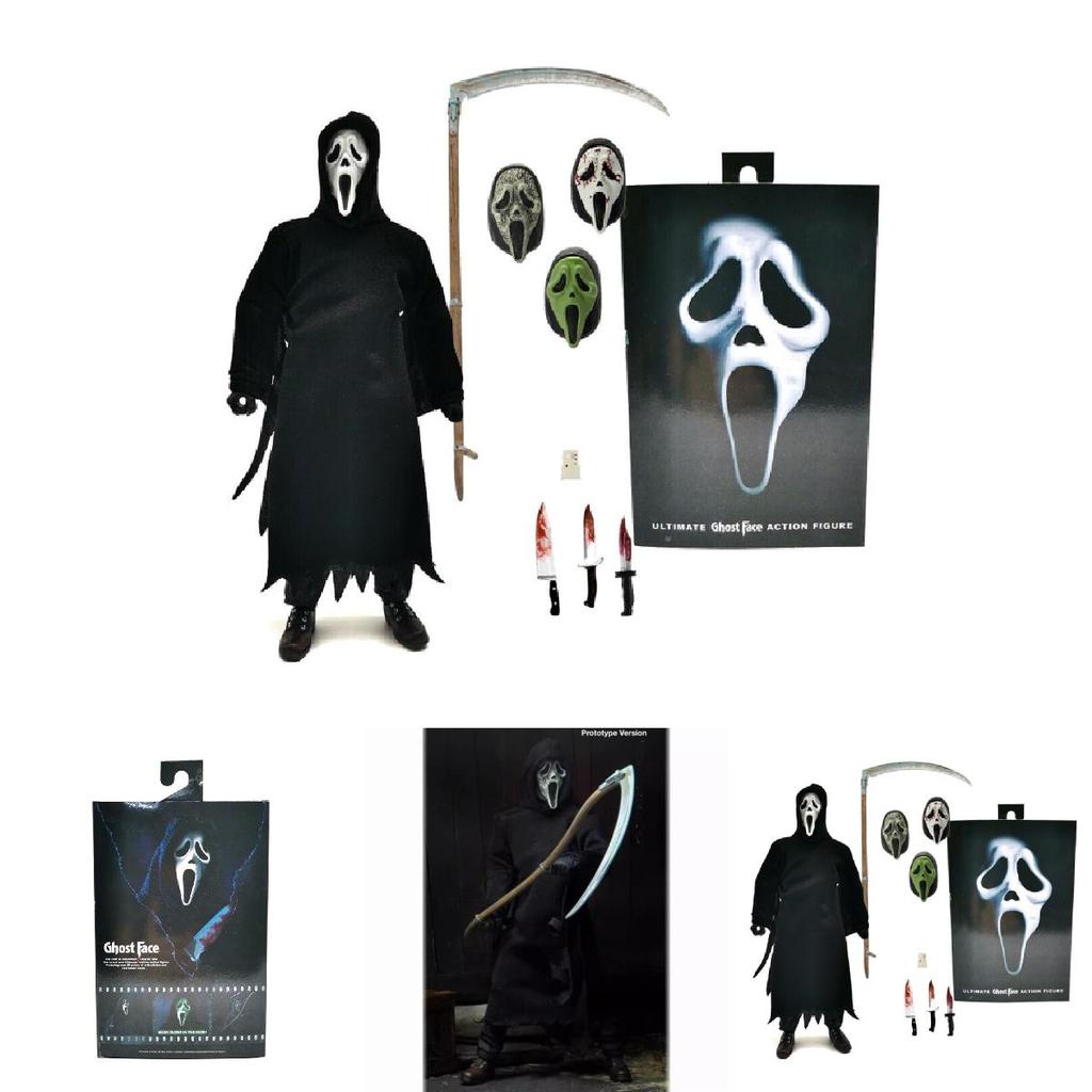 Neca Scream Ghostface Killer Figura Articolata Premium in PVC da 7 Pollici per Collezionisti