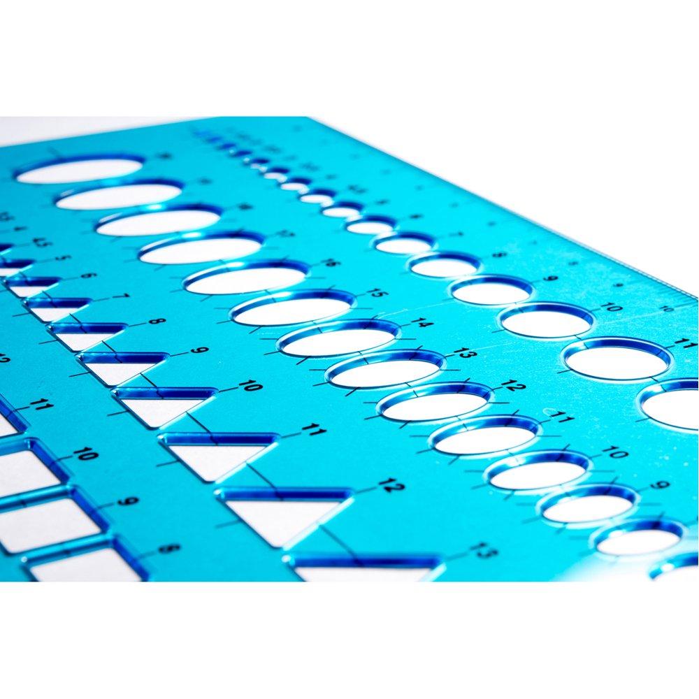 STAEDTLER Template Combination 1 976 03 Ruler, Sheet,