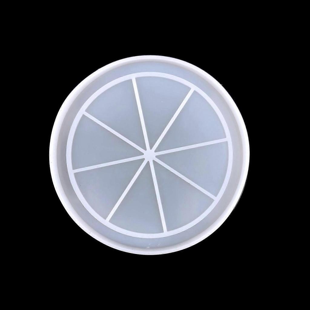 5 Pieces Coaster Molds for Resin Casting Resin Coaster Molds Round Epoxy Silicone Molds Great for Making Coasters