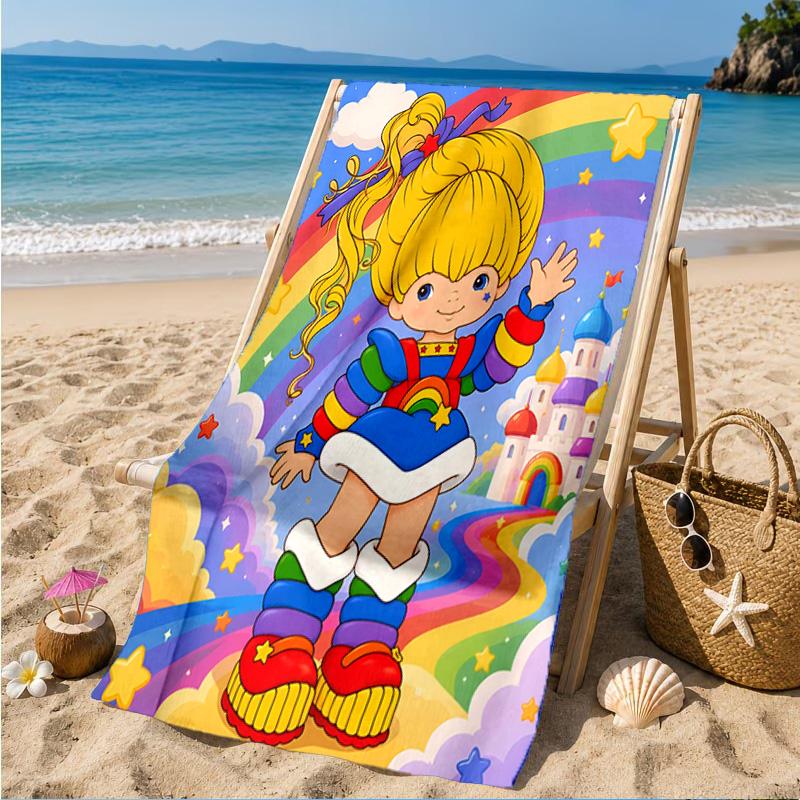 Rainbow Adventure Beach Towel, Microfiber Beach Towel, Perfect For Pool, Beach, Travel, Home Decor Beach Party Fan Gifts