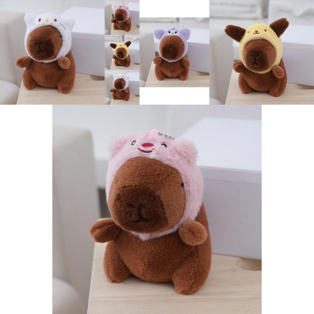 Charming Capybara Keychain Plush Toy Unique Water Capybara Doll With Premium Material