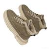 Men's Winter Plush Thick Warm Cotton Shoes Fashionable Versatile High Top Shoes Thick Soled Outdoor Snow Boots