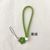 Camellia Clover Nylon Woven Wrist Phone Lanyard Mobile Phone Case Pendant