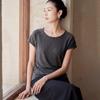 Women's 80-Count Cashmere Batwing Sleeve Knit Pullover - Spring/Autumn Thin Short Sleeve Style