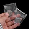 20pcs PVC Coin Protector Pouch Single Pocket Clear Plastic Sleeves Pocket Coin Sleeves  Jewelry