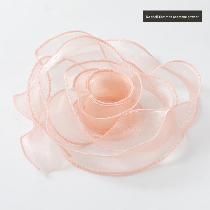 4cm Gold Edge Fishtail Yarn Ribbon for Floral Bouquets, Cake Decorations, Gift Bows, and DIY Projects.