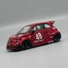 MINIGT 1:64 Grey Red Abarth 595 LB-WORKS x Abas Works alloy car Model 995 963 1051