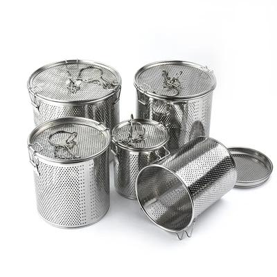 Stainless Steel Seasoning Bag Gravy Soup Taste Spice Box Basket Brine Hot Pot Slag Separation Colander Strainers Halogen Ball