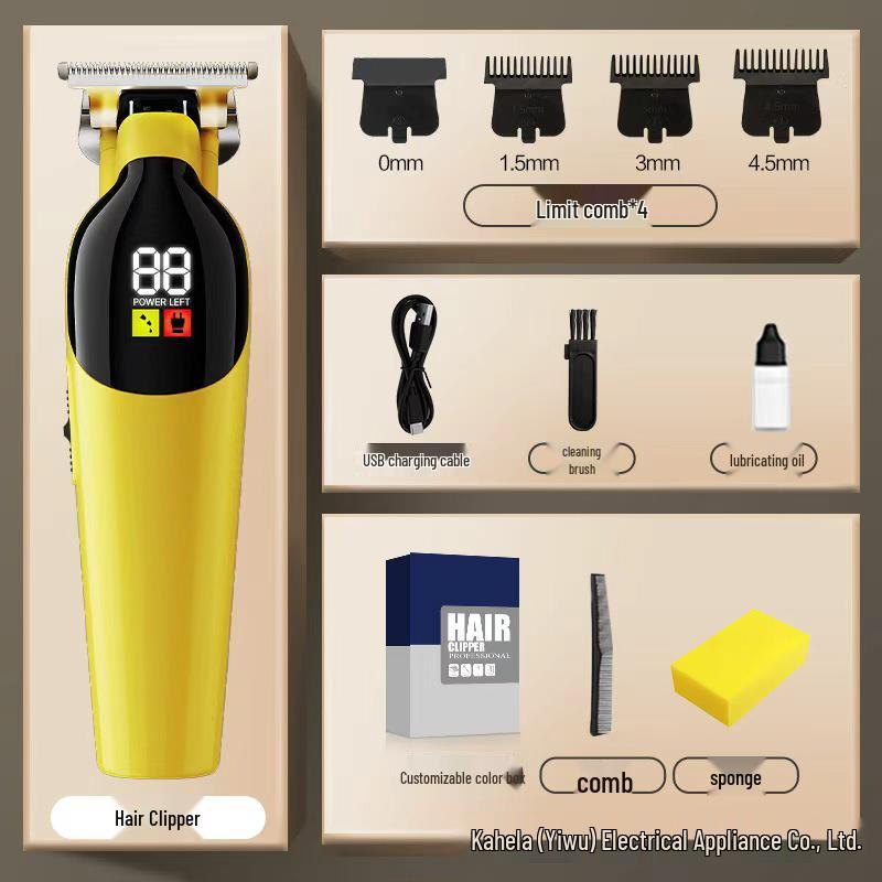 Pro Home Electric Hair Trimmer: Barber-Grade Clipper & Shaver