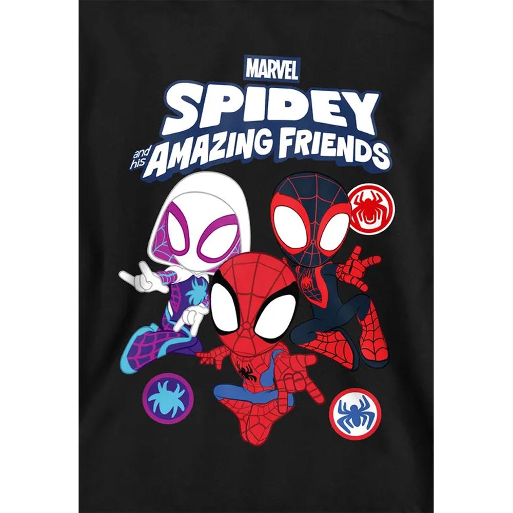 Spidey And His Amazing Friends Childrens/Kids Group Pull Over Hoodie