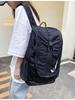 American Durant Retro Backpack: Unisex Double Shoulder Bag for Junior High Students, Fashionable for School, Commute & Basketball.