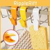 Multipurpose Abs Clip Hook With Strong Hold For Kitchen Bathroom Towel Organization