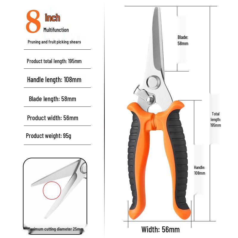 

Садовые секаторы из нержавеющей стали: Ножницы для прививки, окулировки, цветов, обрезки ветвей и сбора винограда