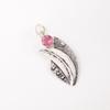 Pink Tourmaline Gemstone 925 Sterling Silver Jewelry Handmade Statement Pendant PP-36-14