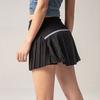 GMXIA Summer Pleated Culottes Sport Running Girls Shorts Fake Two Skirts Sport Tennis Skirt