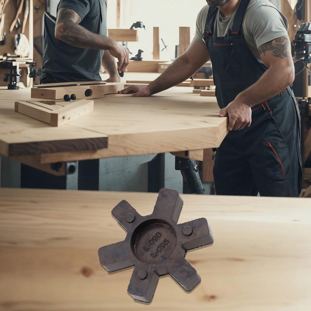 L-095 Kjevekobling Innsats NBR Gummi Edderkoppinnsats Uretanmateriale