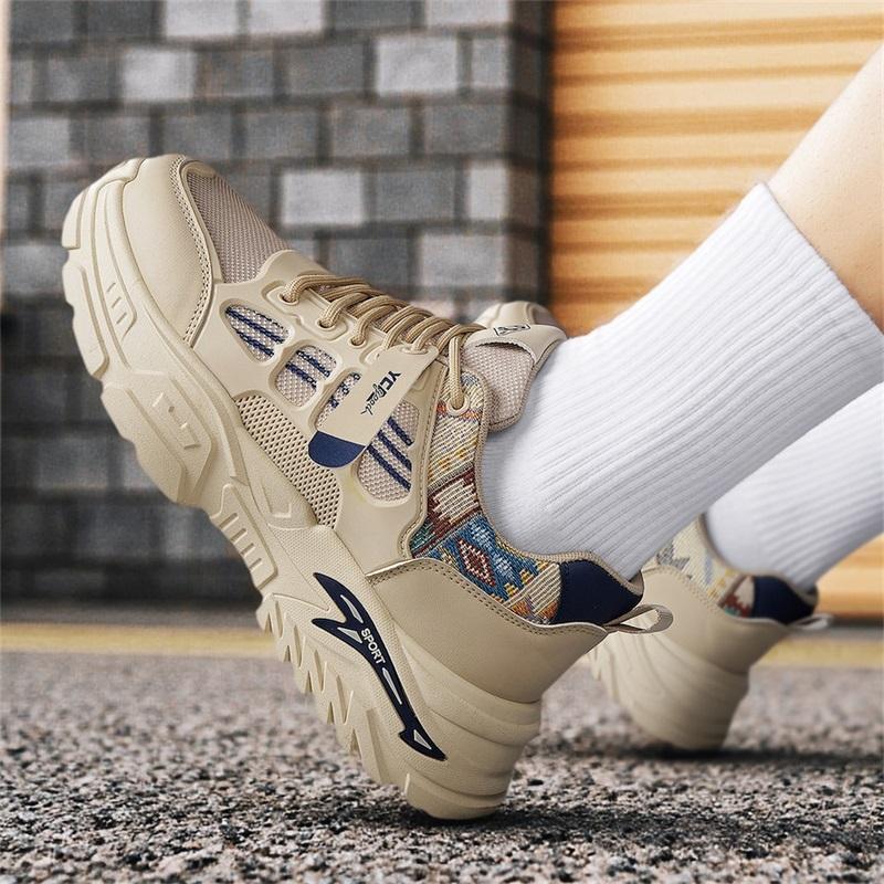 Nová pánská módní ležérní obuv chlapecká studentská trendy měkká podrážka pohodlné tenisky pánské klasické prodyšné sportovní boty