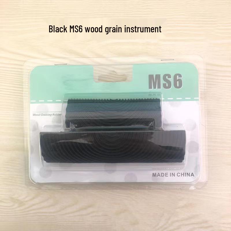 S/M-Type Wood Grain Tool Set: Sheet & Rubber Tools for Imitation Wall Art - Models MS3, MS6, MS21