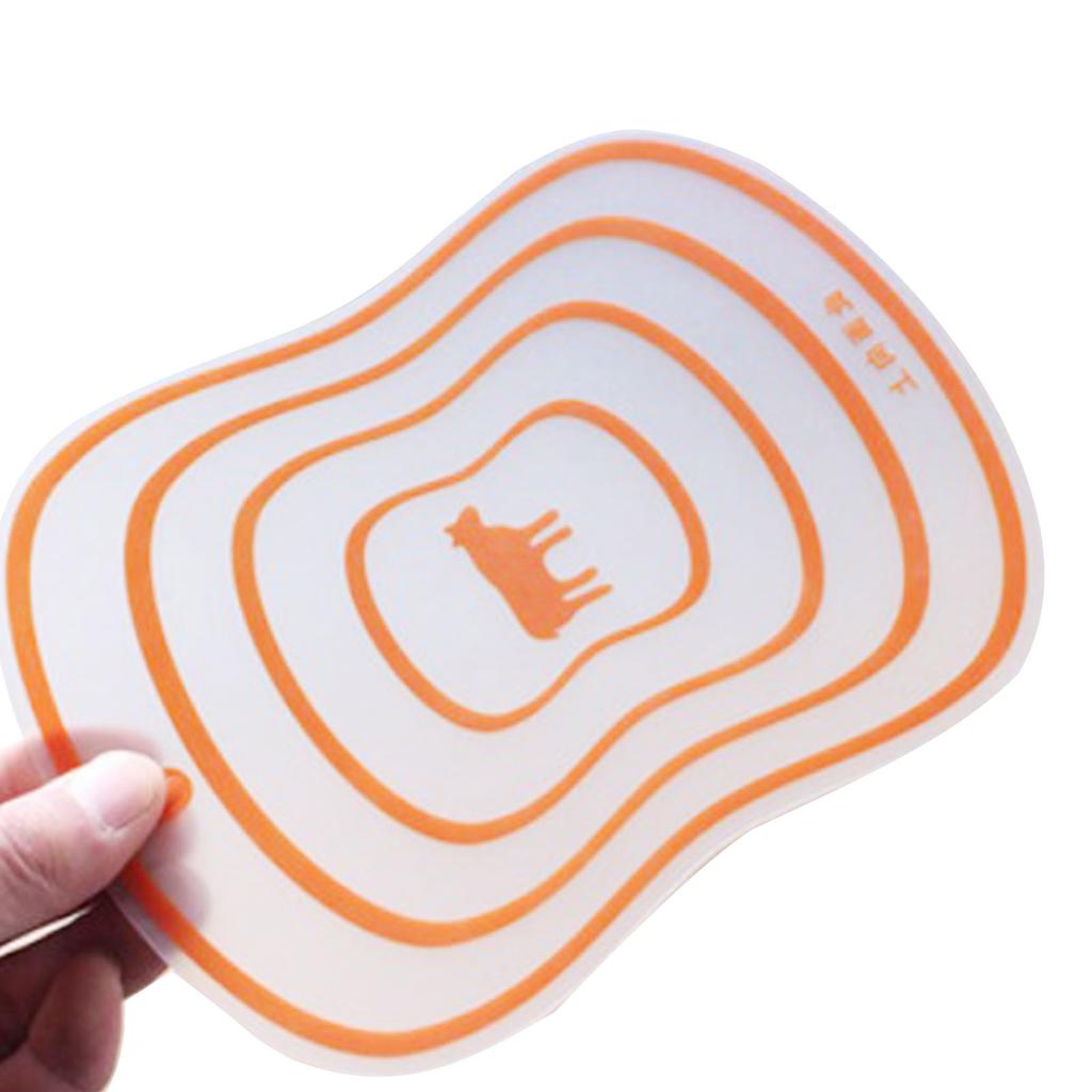 Krájecí prkénko PP Flexibilní protiskluzové matné povrchové všestranné krájecí prkénko na zeleninu, ovoce a maso