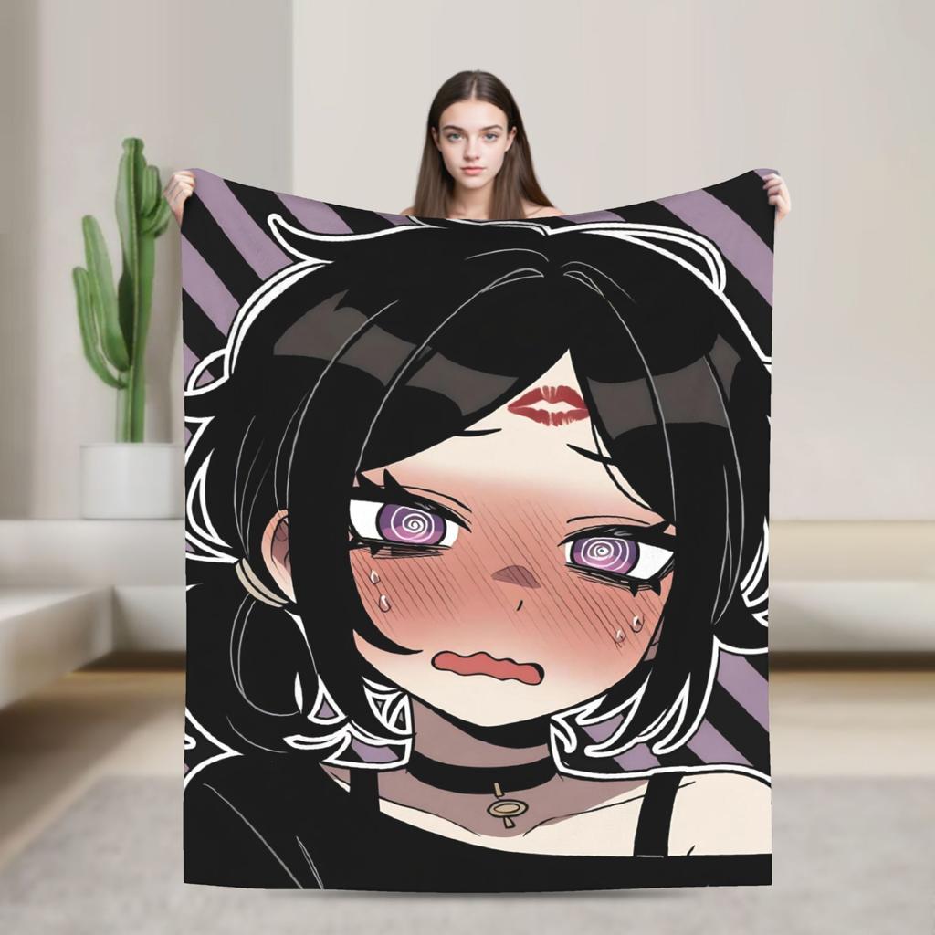 Popular game and anime patterns Flannel printed blanket suitable for all seasons suitable for living room office sofa and travel