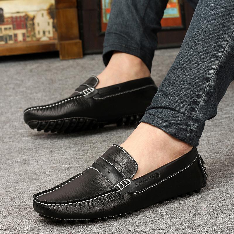 Newest Men Loafers Moccasins Summer Autumn High Quality Casual Shoes Men Soft Driving Flats Male Slip On Shoes Fashion Men'S Shoes