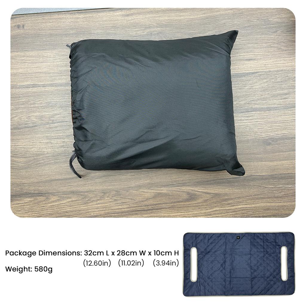 4-Zones Heated Seat Cushion For Golf Cart Electric Warming Seat Towel Blanket USB Rechargeable Heated Blanket Easy to Clean