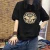 Women's 100% Cotton Casual Short Sleeve Print T-Shirt - Loose Fit, Slimming Half Sleeve, Plus Size Trendy Design